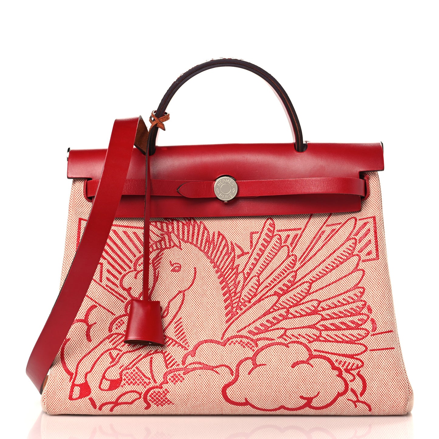 Vache Hunter Toile Pegase Pop Herbag Zip Retourne 31 PM Rouge Piment