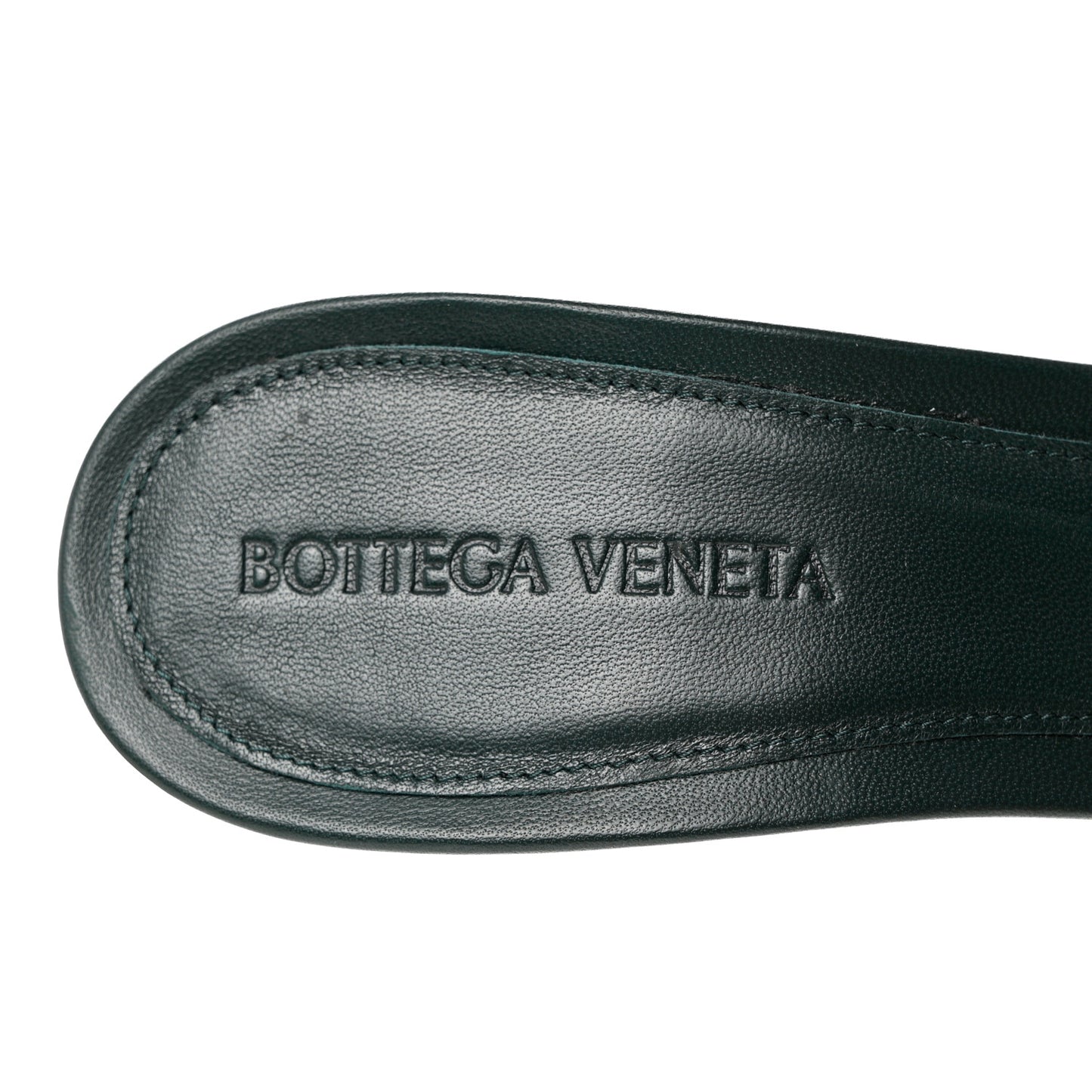 Nappa Matelasse Padded Mule Sandals 38.5 Inkwell
