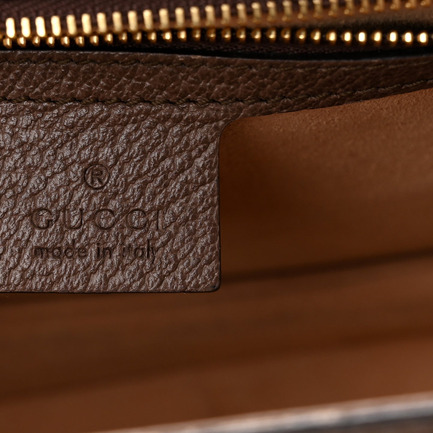 GG Supreme Monogram Web Small Ophidia Flap Messenger Bag Brown
