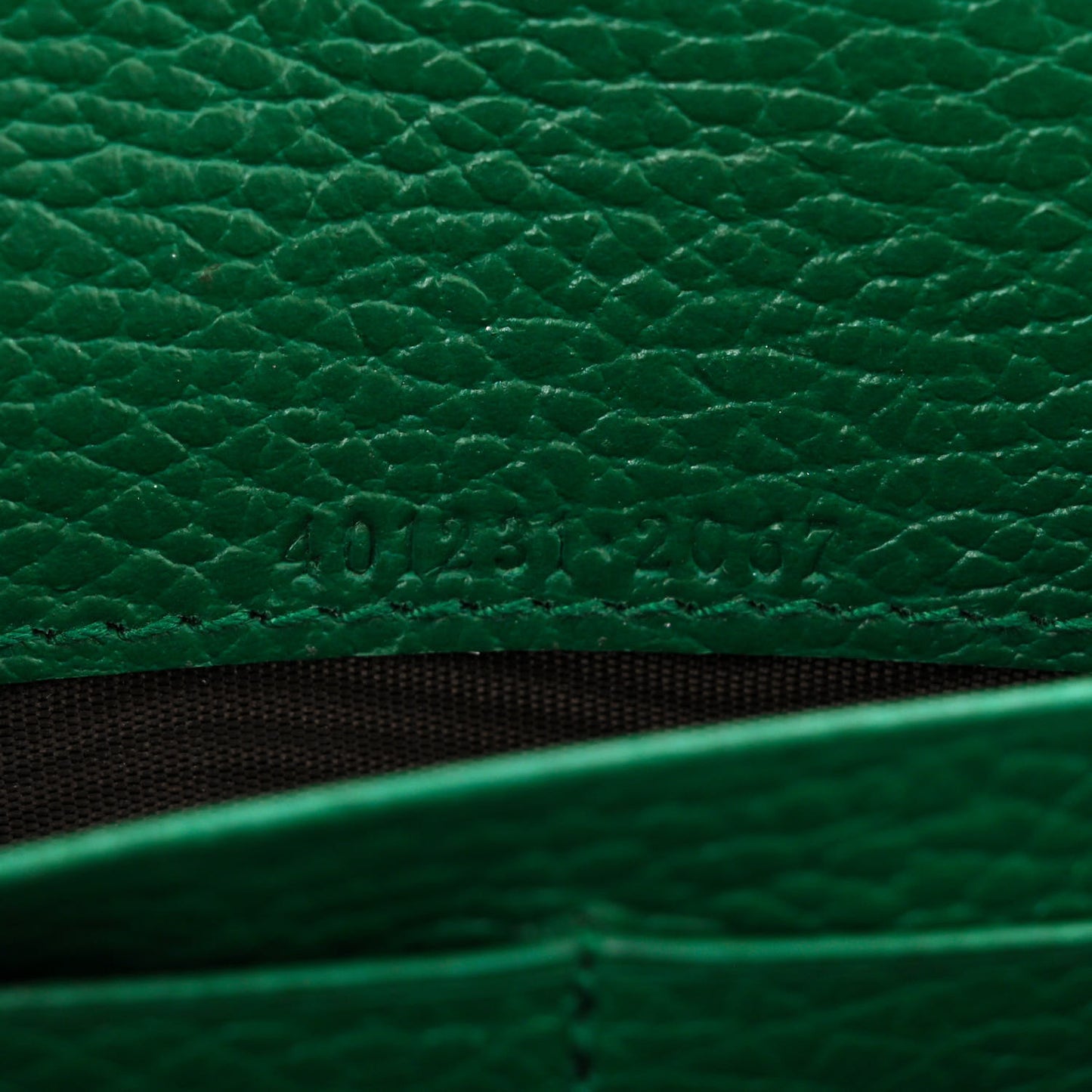 Calfskin Mini Dionysus Chain Wallet Emerald