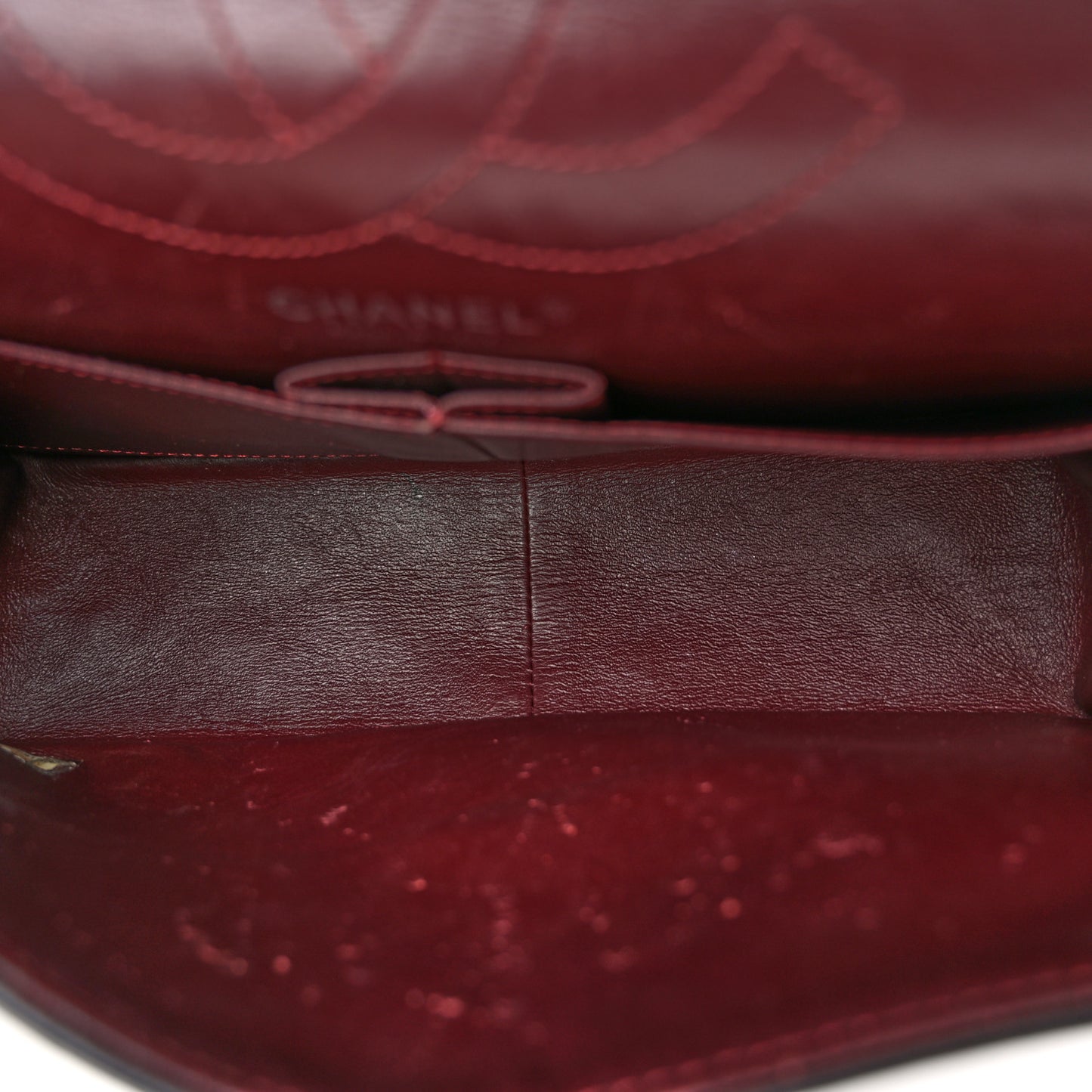 Aged Calfskin Quilted 2.55 Reissue 226 Flap Black
