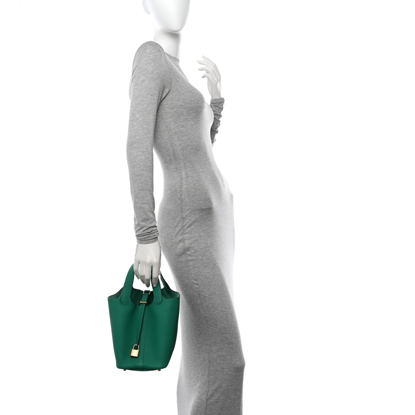 Taurillon Maurice Picotin Lock 18 PM Vert Jade