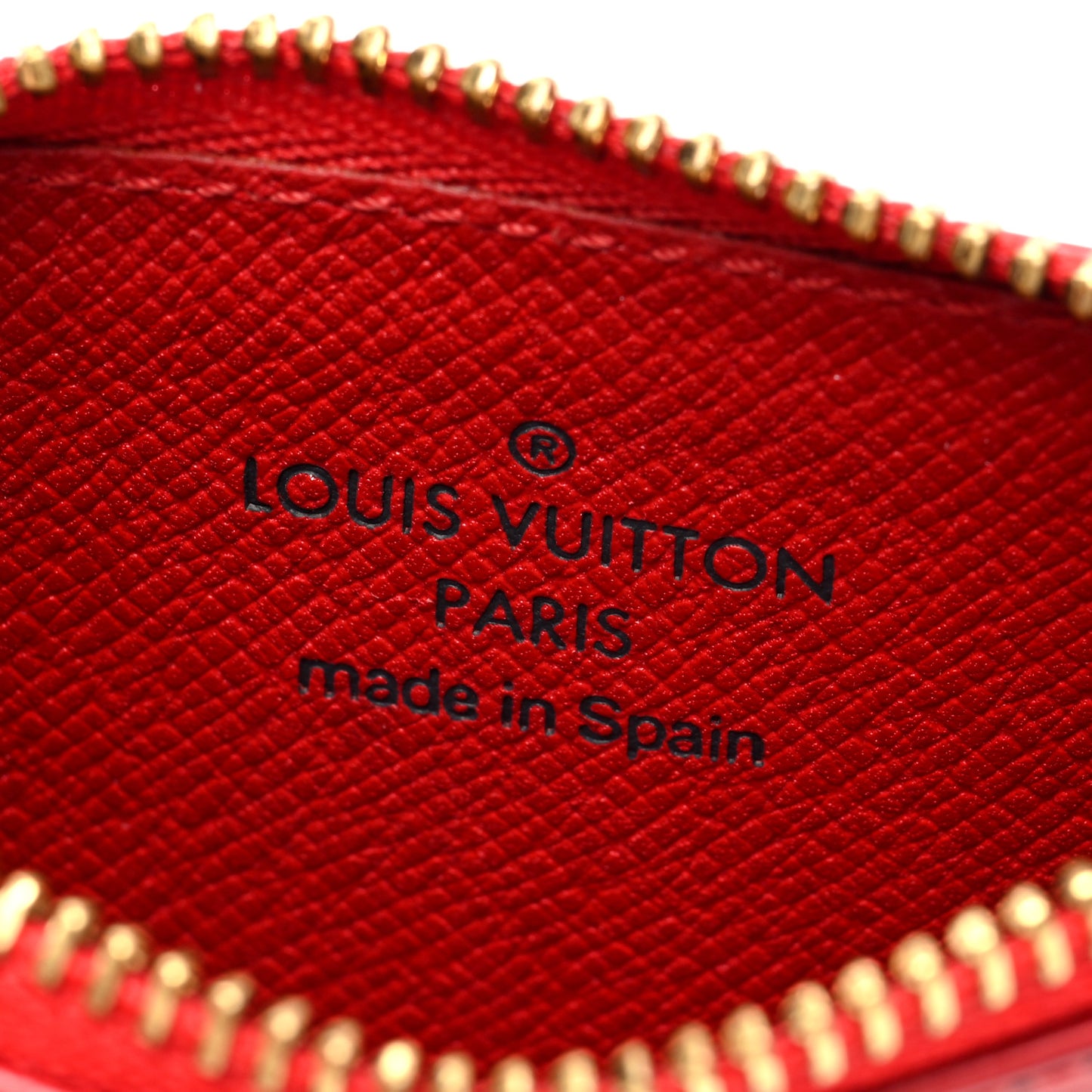 Epi Key Pouch Castillan Red