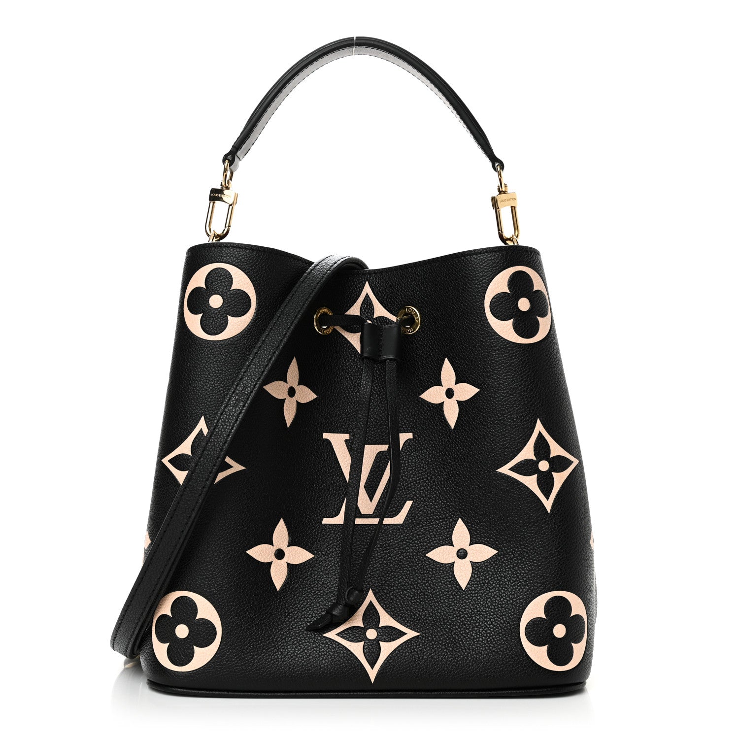 Louis Vuitton Empreinte Monogram Giant Neonoe MM Black Beige