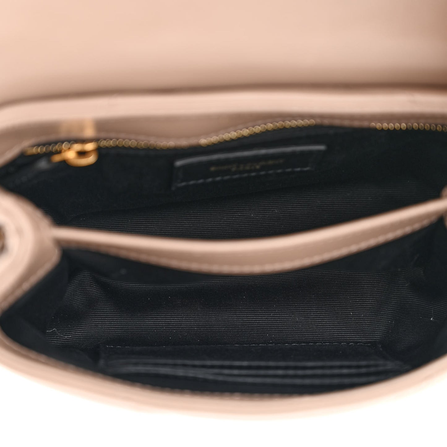 Calfskin Y Quilted Monogram Toy Loulou Crossbody Bag Taupe