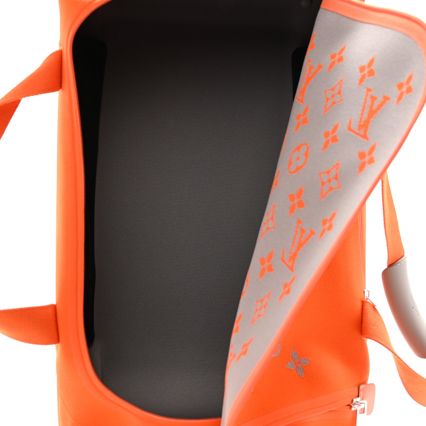 Knit Monogram Horizon Soft Duffle 55 Orange