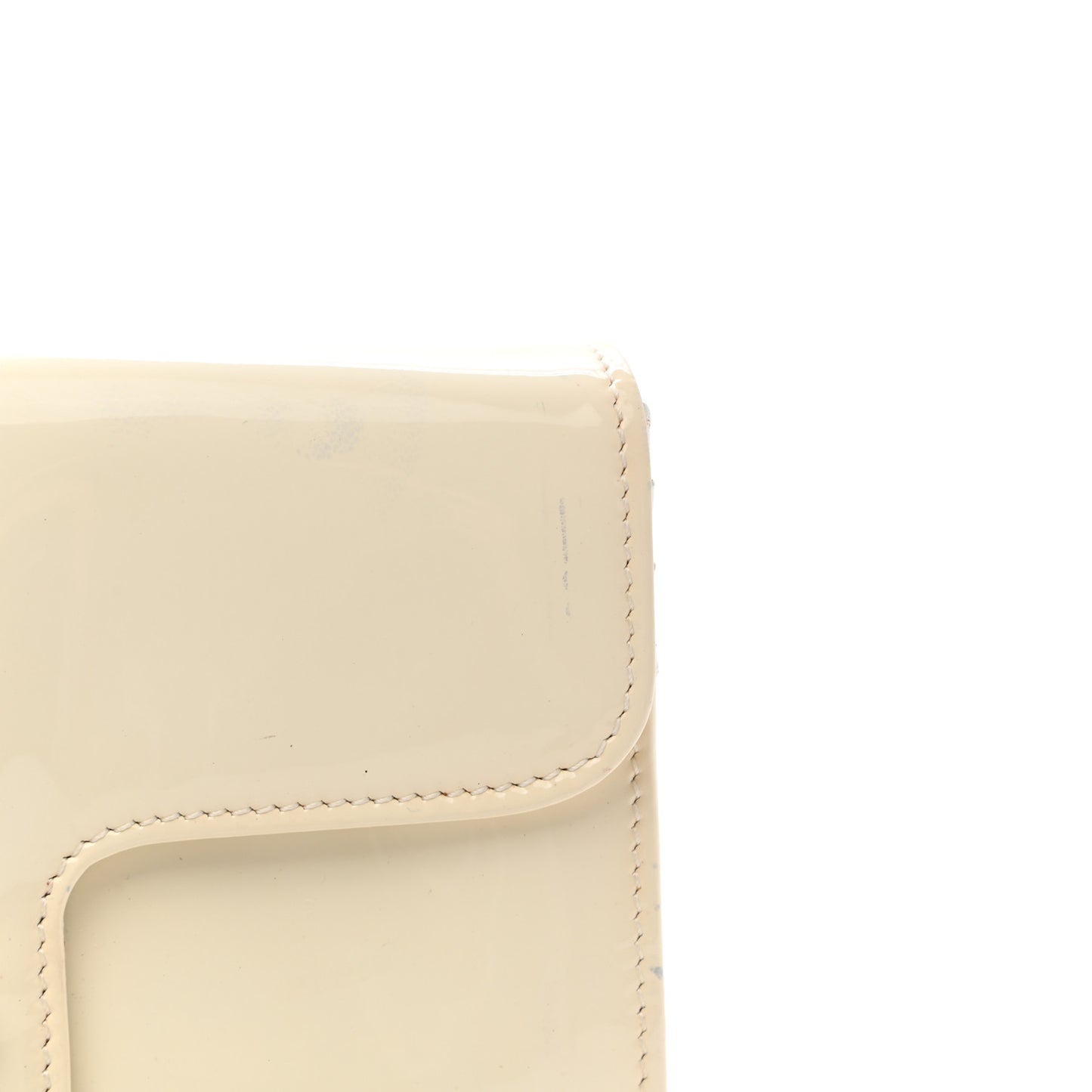 Patent Clutch White