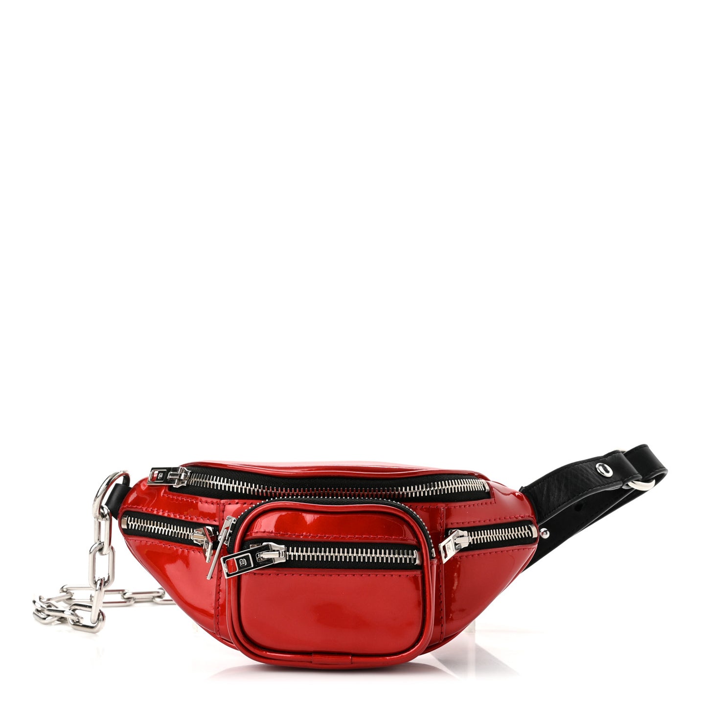 Patent Attica Mini Belt Bag Red