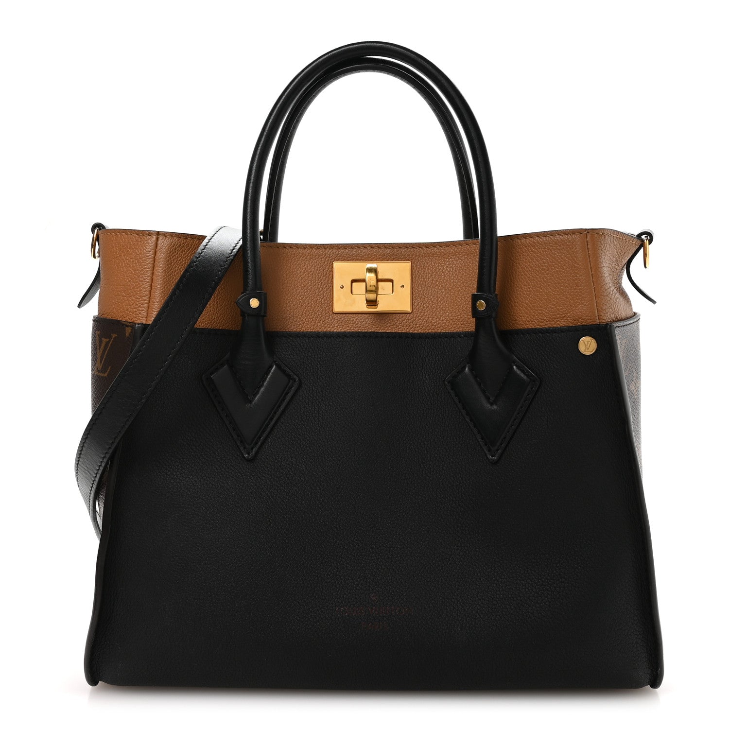 Louis Vuitton Calfskin Monogram On My Side Black 1841470