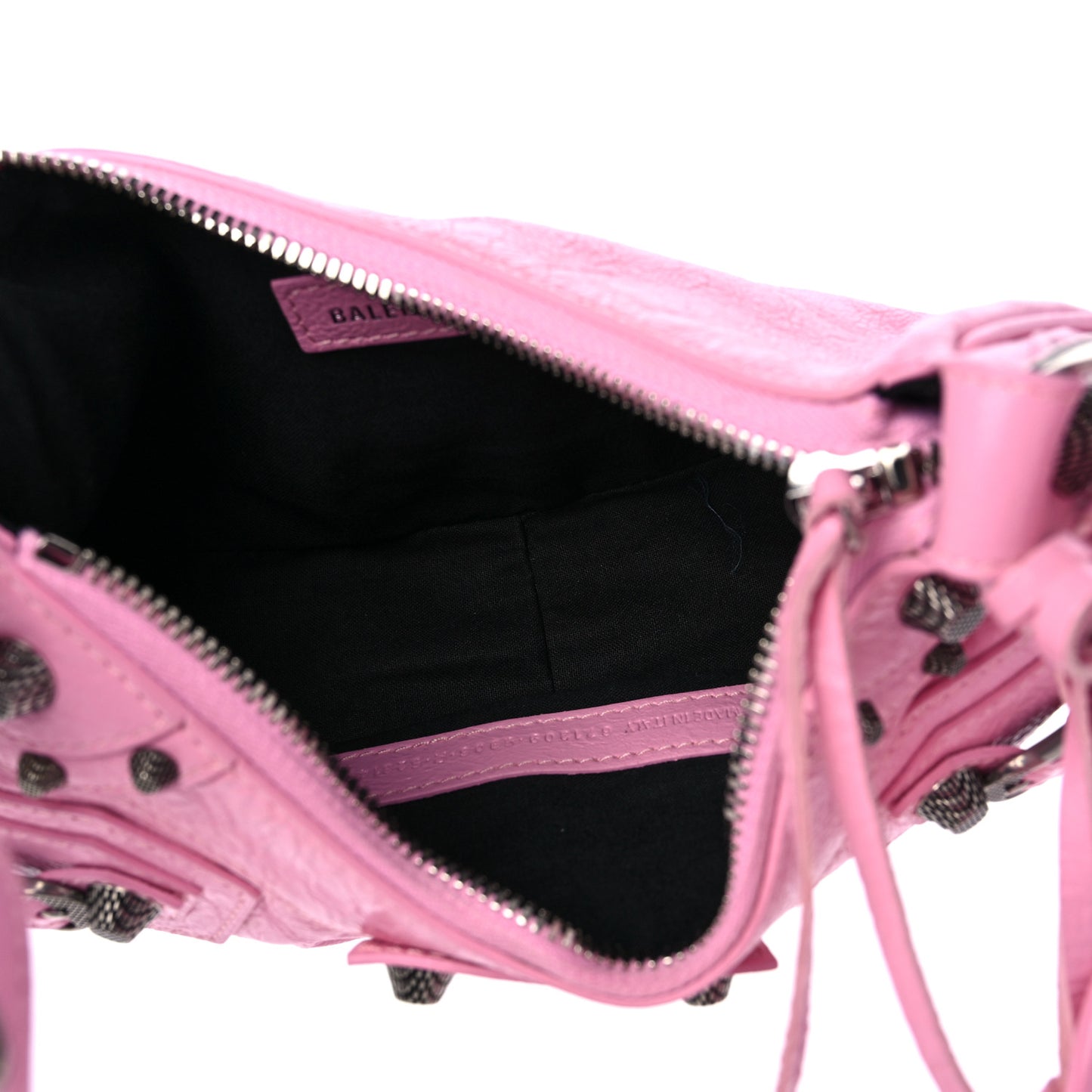 Agneau Arena Le Cagole Shoulder Bag XS Candy Pink
