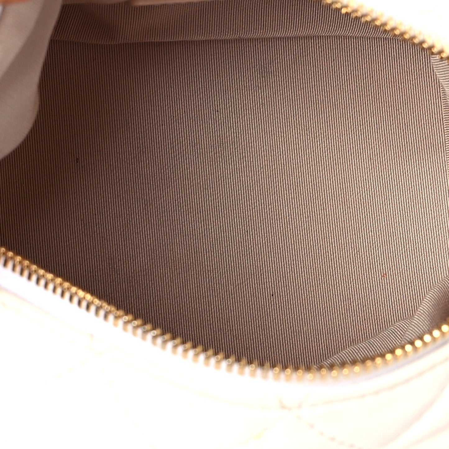 Lambskin Quilted Small Perfect Meeting Hobo White