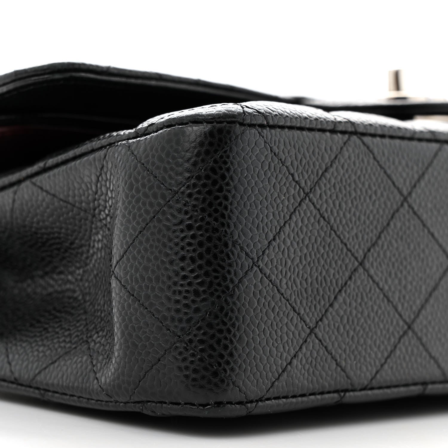 Chanel Caviar Quilted Medium Double Flap Black 9 of 13