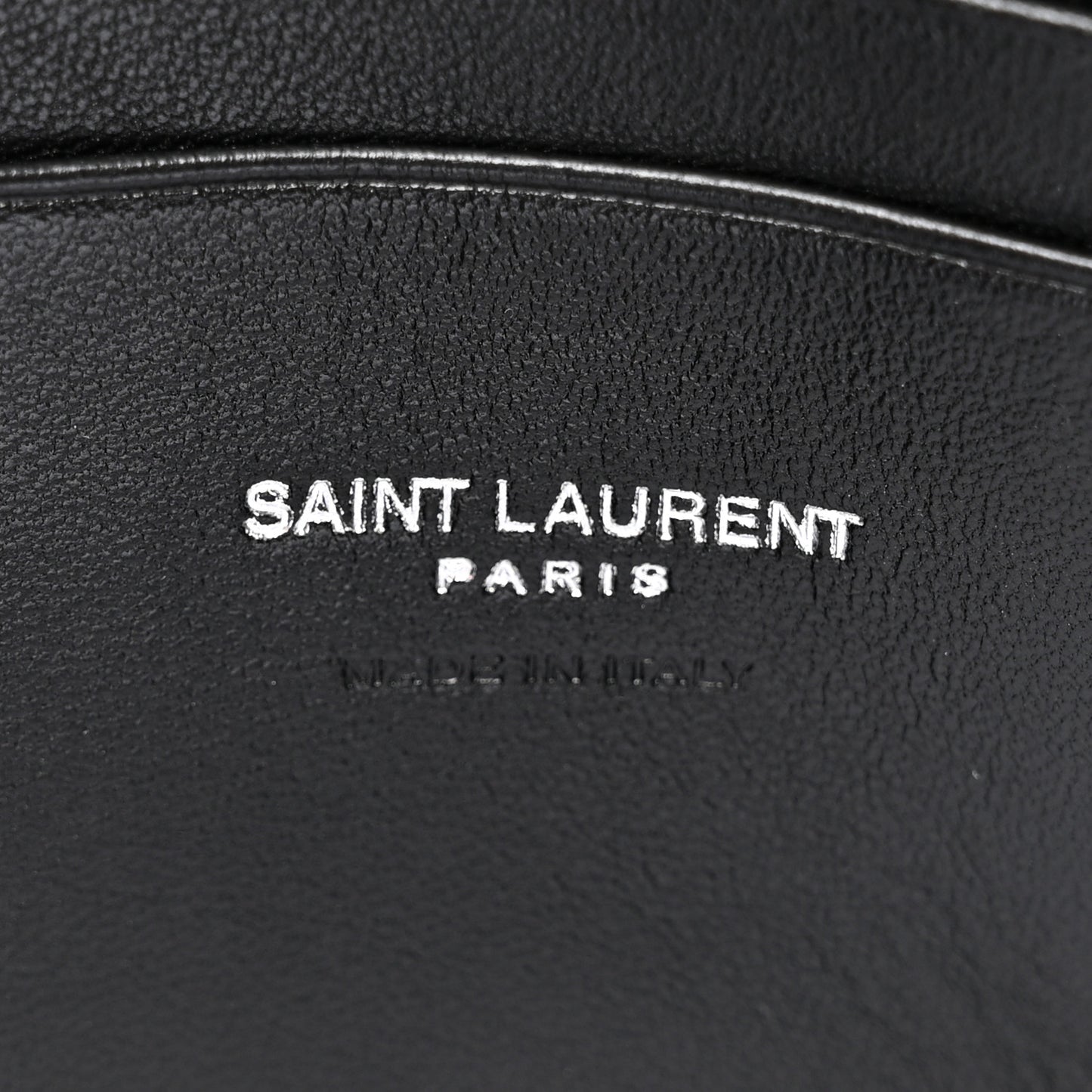 Grain De Poudre Matelasse Monogram Mini Lou Camera Bag Black