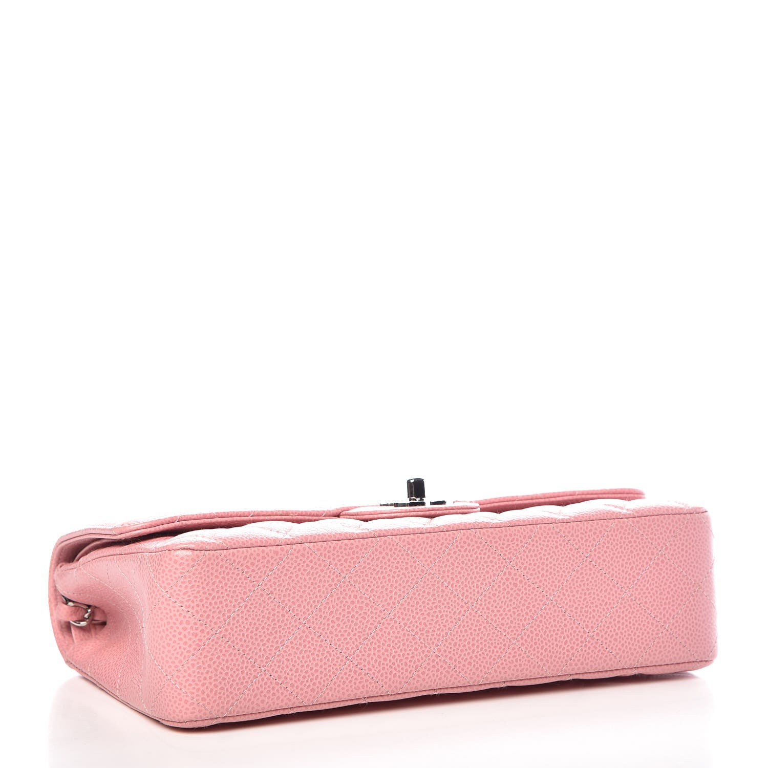 Chanel Caviar Quilted Medium Double Flap Pink 4 of 10