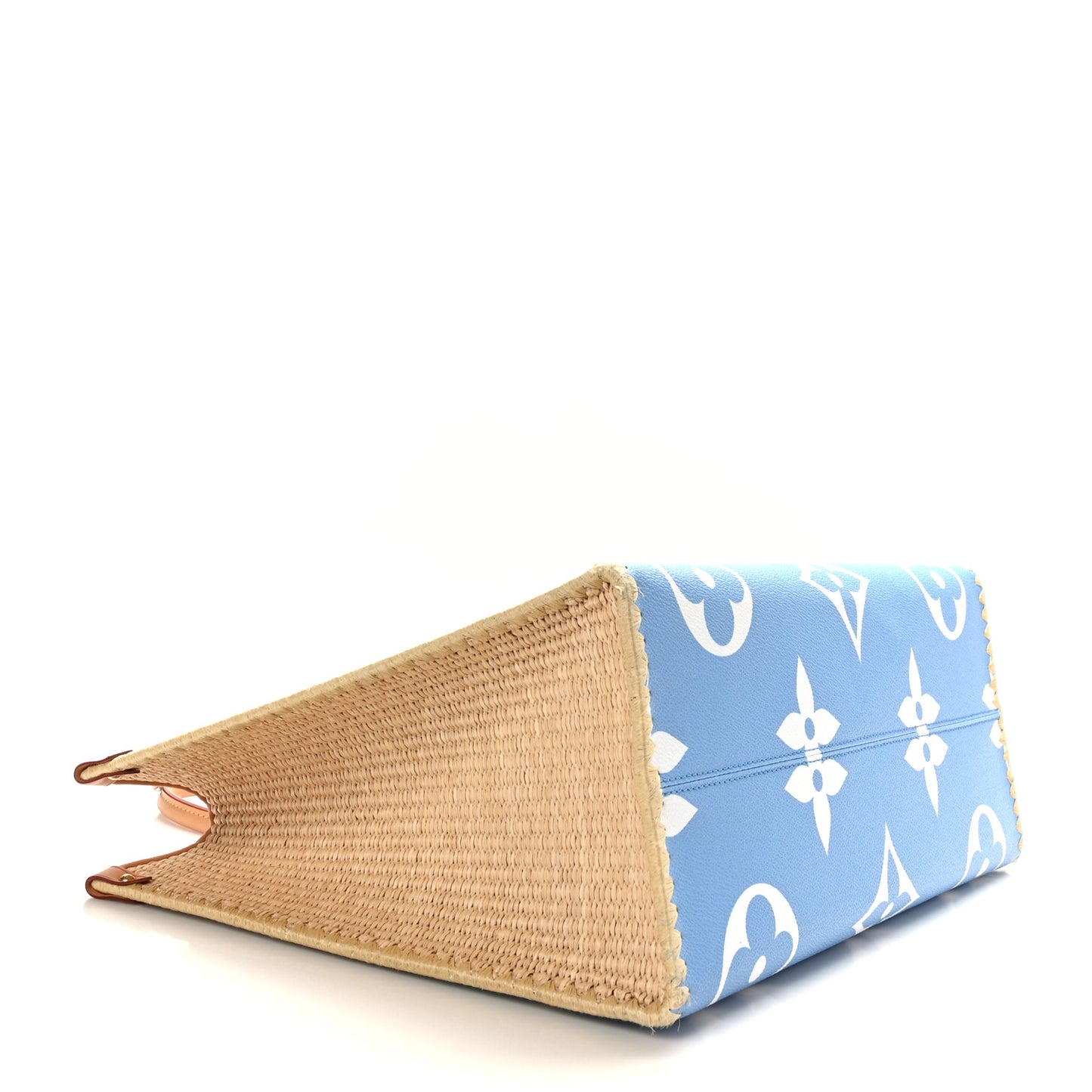 Monogram Giant Raffia Forte DeI Marmi By The Pool Onthego GM Blue