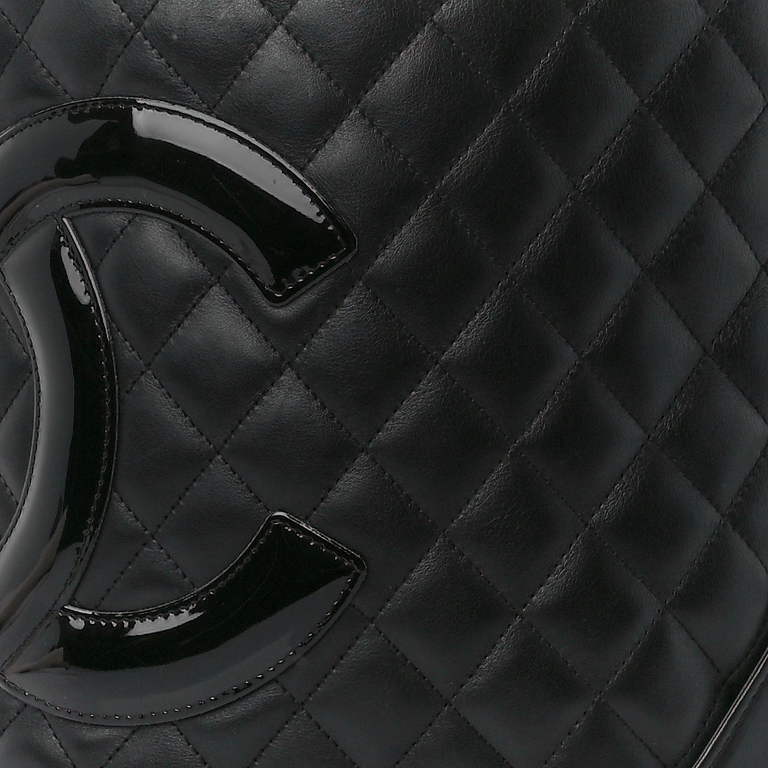 Chanel Calfskin Quilted Medium Cambon Tote Black 8 of 10