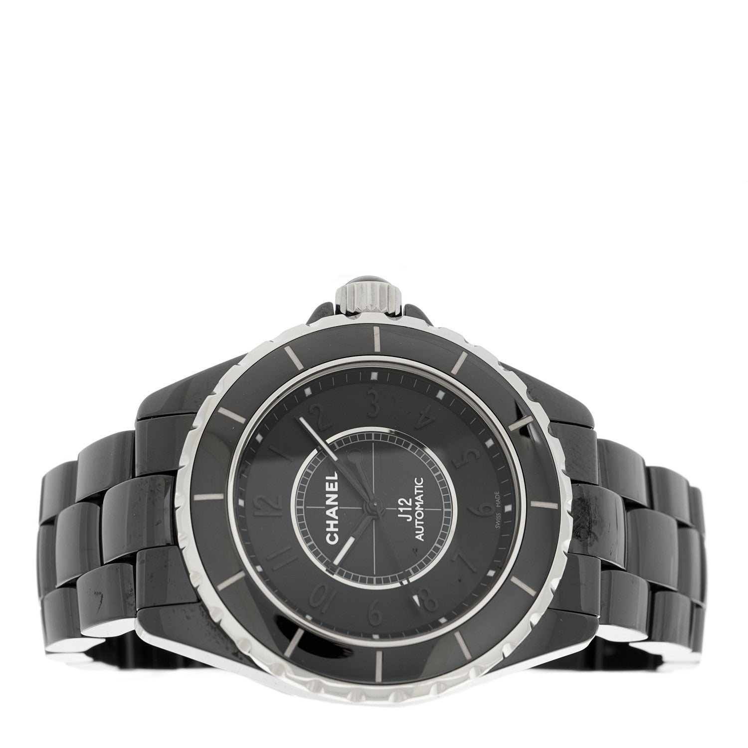 Chanel Stainless Steel Ceramic 38mm J12 Phantom Automatic Watch Black 2 of 5