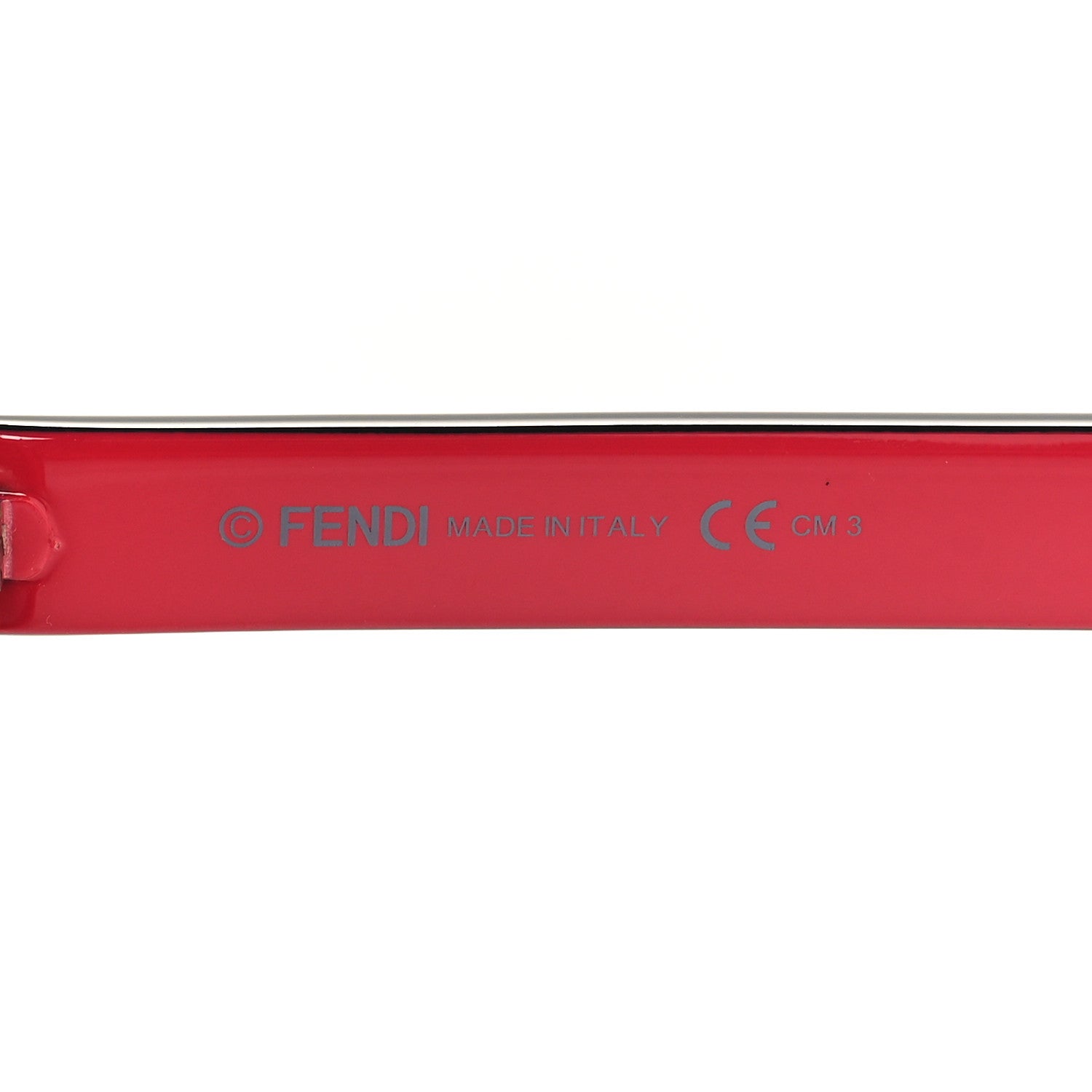 Fendi Round Sunglasses FF0120/S Black Red 5 of 7