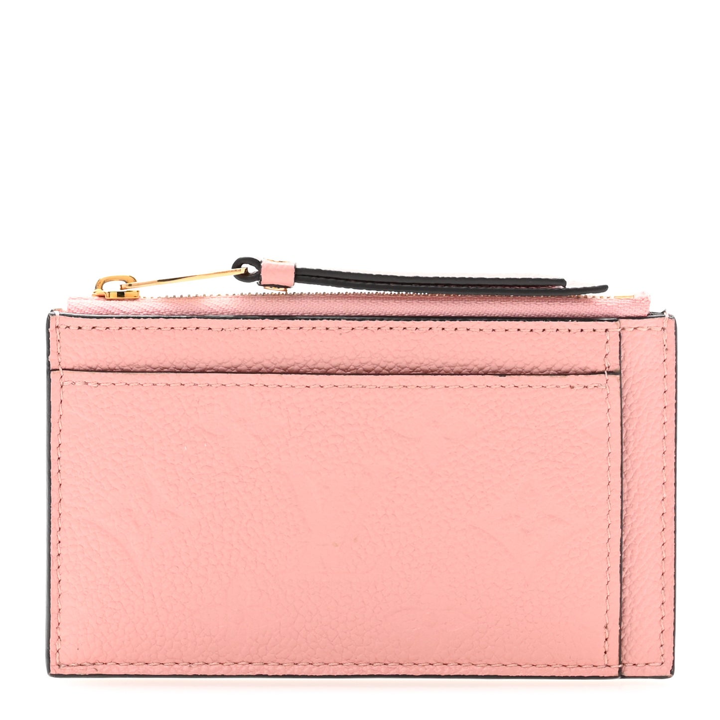 Empreinte Zipper Card Holder Rose Poudre