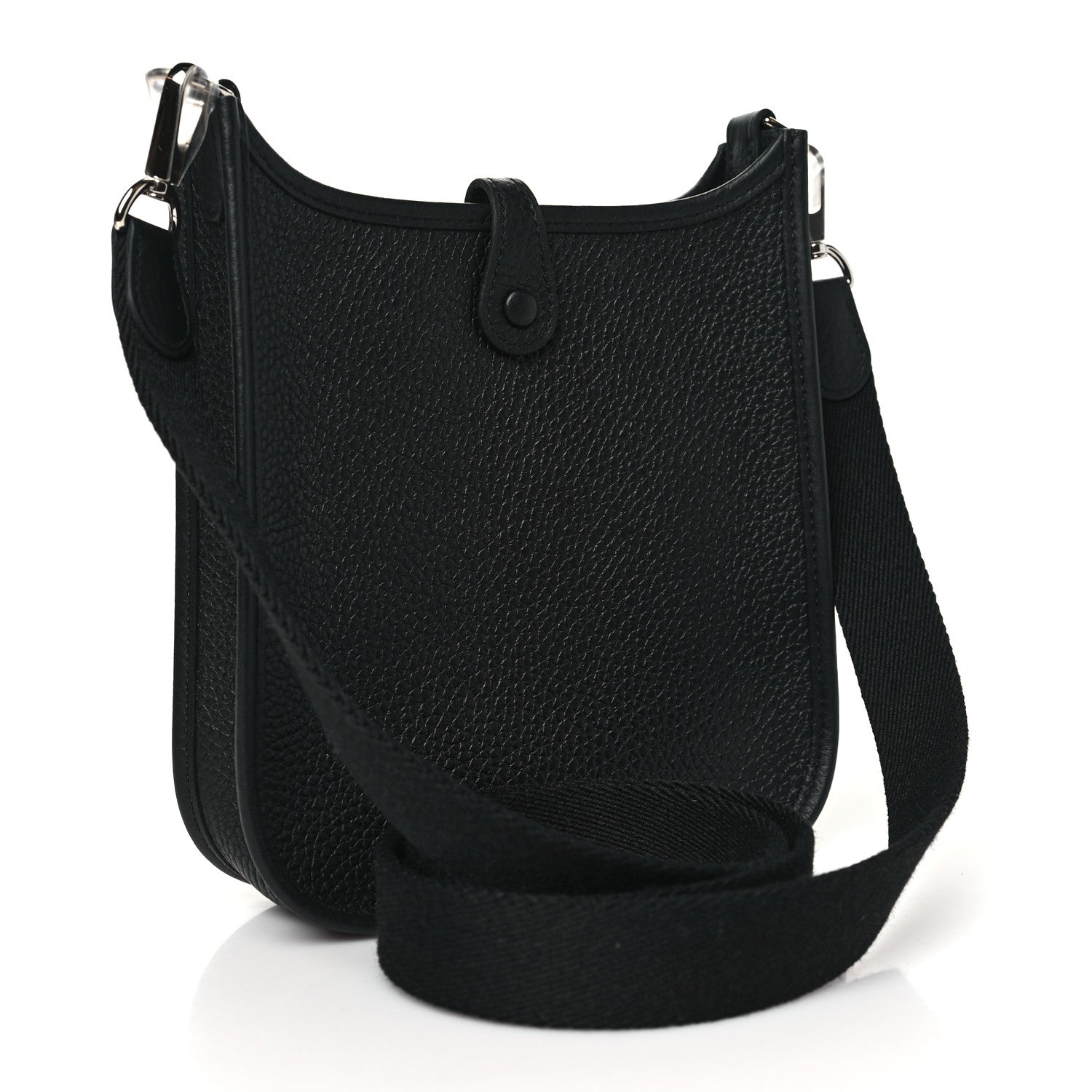 Hermes Taurillon Clemence Evelyne TPM Black 3 of 11