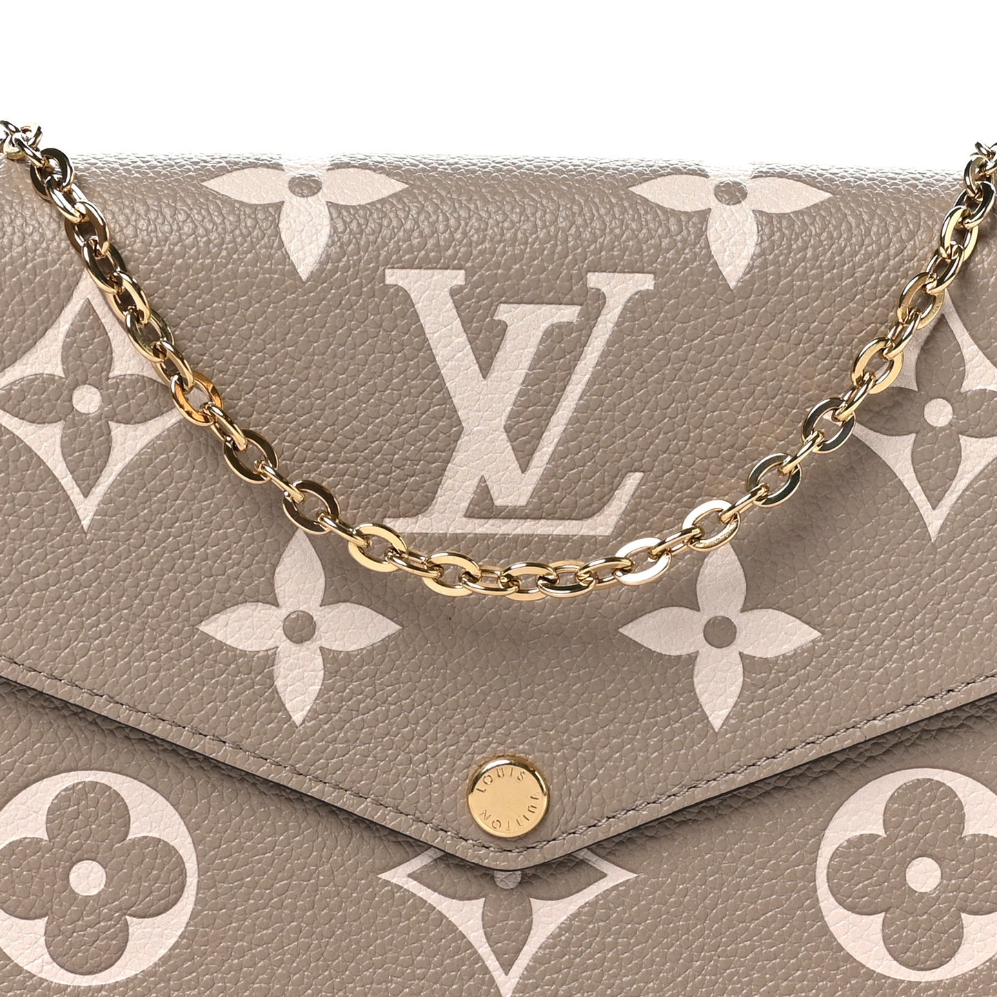 Empreinte Monogram Giant Felicie Pochette Tourterelle Creme