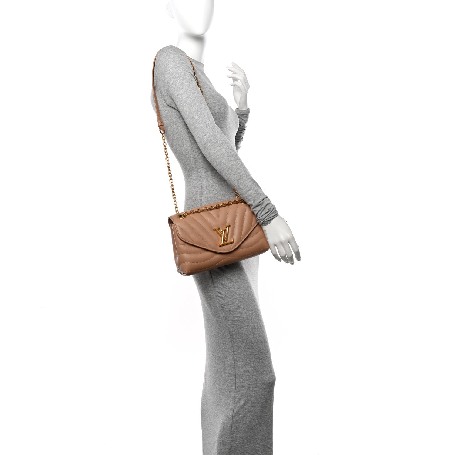Louis Vuitton Calfskin LV New Wave Chain Bag Arizona 2 of 10