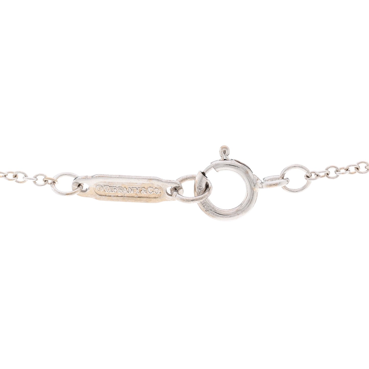18K White Gold Chain Necklace 18"