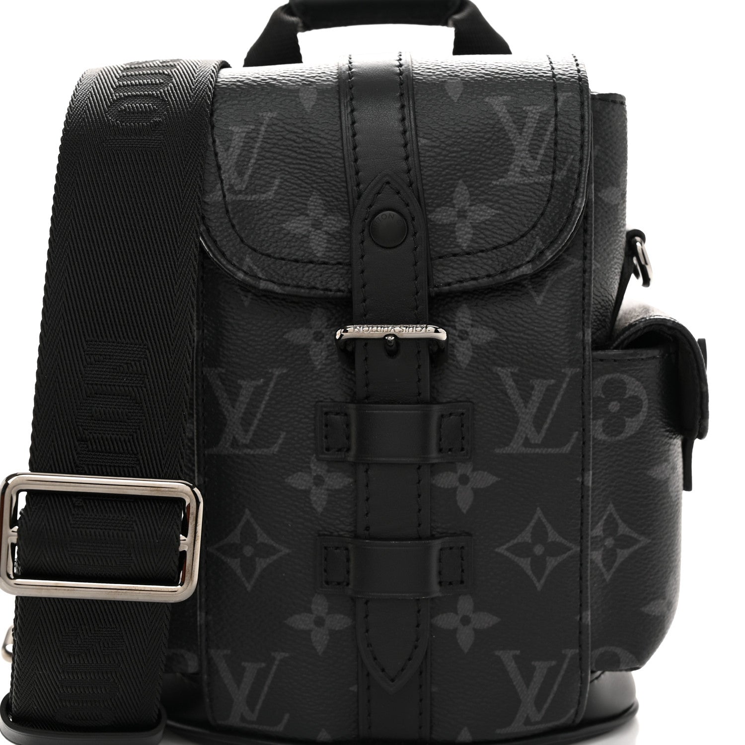 Louis Vuitton Monogram Eclipse Nano Christopher Backpack Black 7 of 9