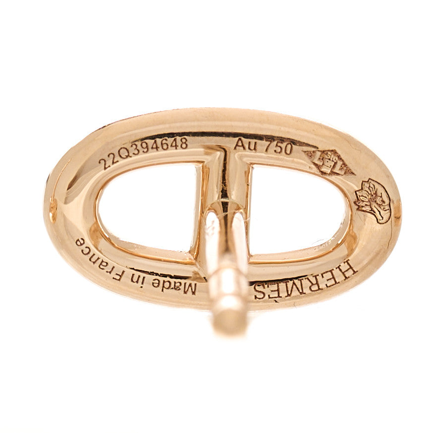 Hermes 18K Rose Gold TPM Farandole Stud Earrings 4 of 4