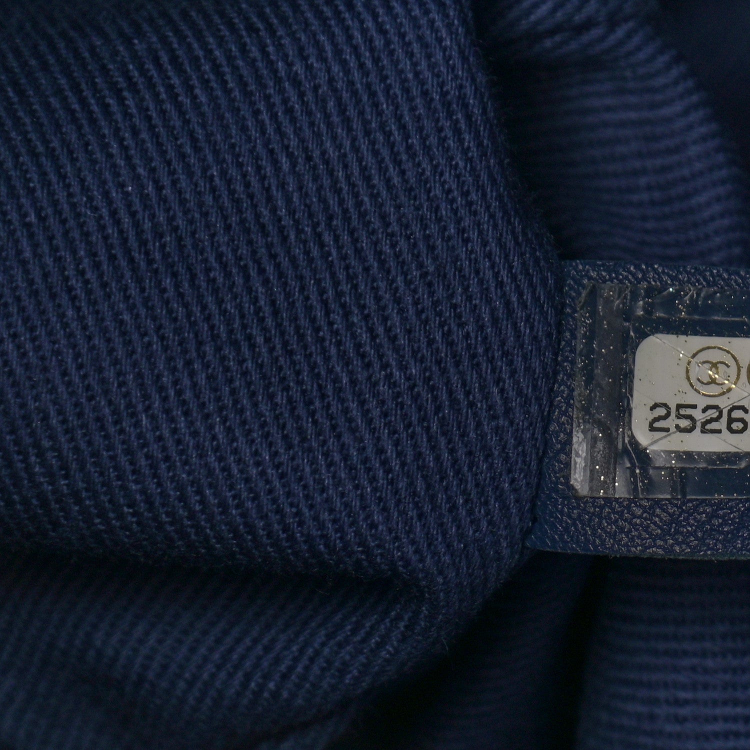 Chanel Canvas Large Deauville Backpack Blue 7 of 12