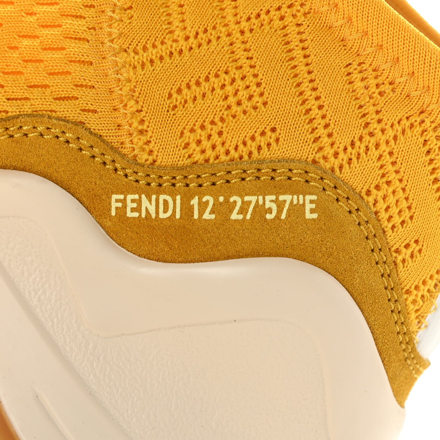 Technical 3D Mesh Womens FFluid Zip Up Sneakers 36 Reggae Corn White