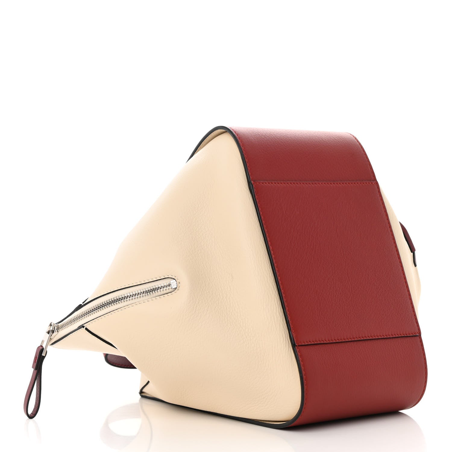 Loewe Calfskin Small Hammock Shoulder Bag Garnet Ivory 4 of 14