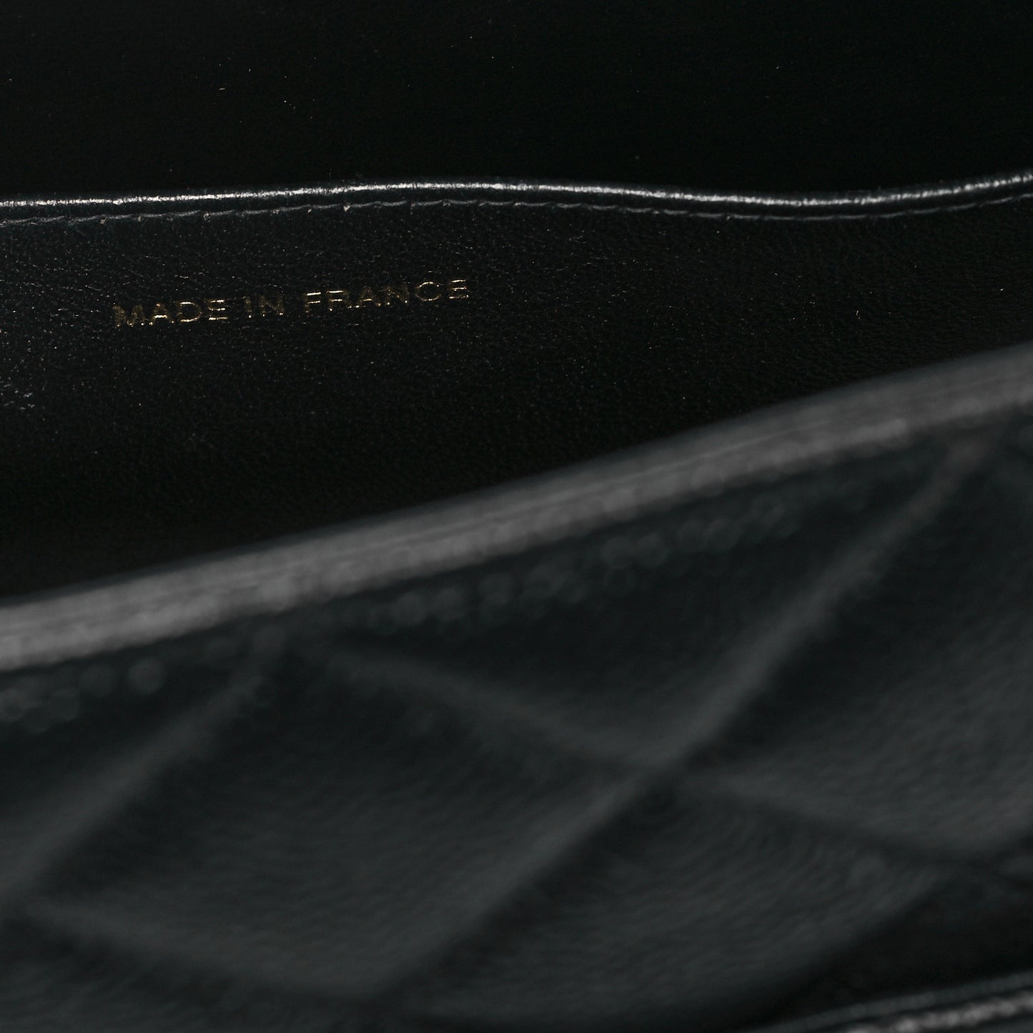 Caviar Quilted Medallion Tote Black