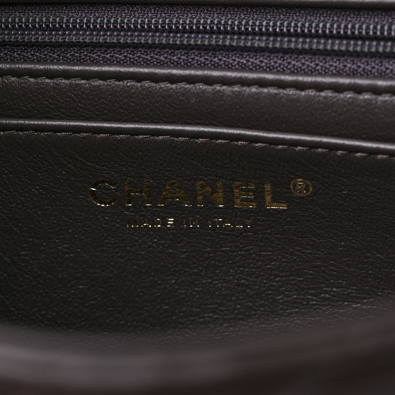 Chanel Lambskin Quilted Mini Top Handle Rectangular Flap Dark Brown 6 of 11