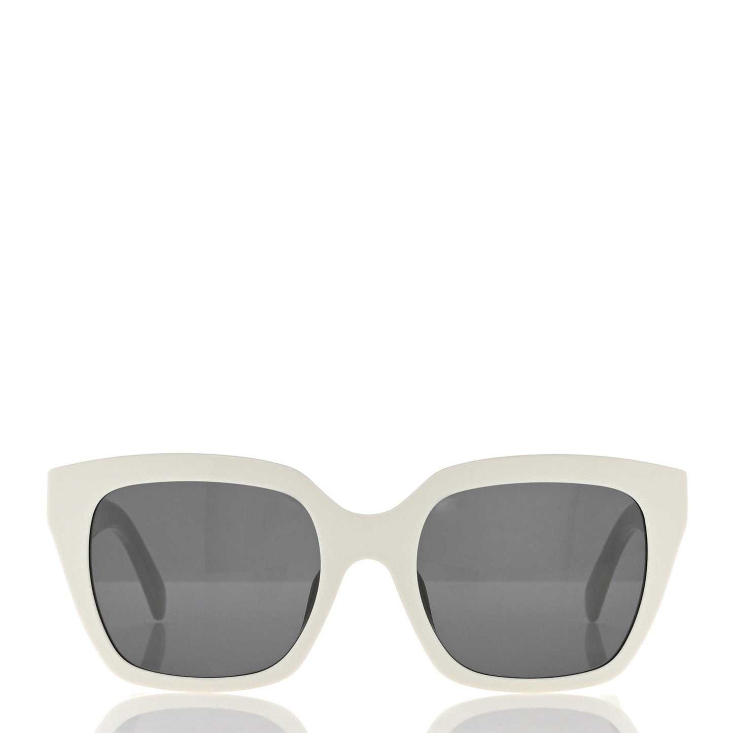 Acetate Sunglasses CL40198F White