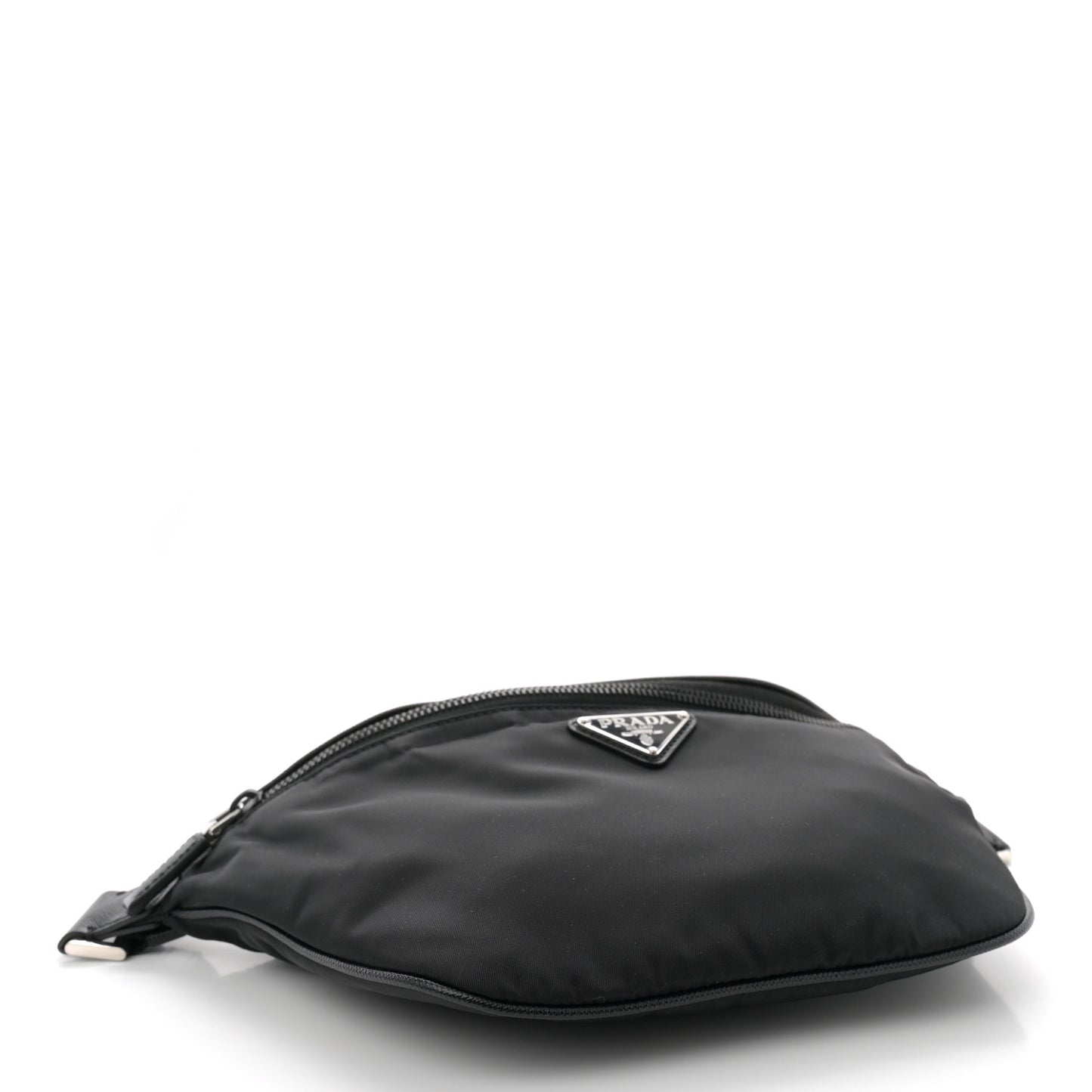Re-Nylon Saffiano Belt Bag Black