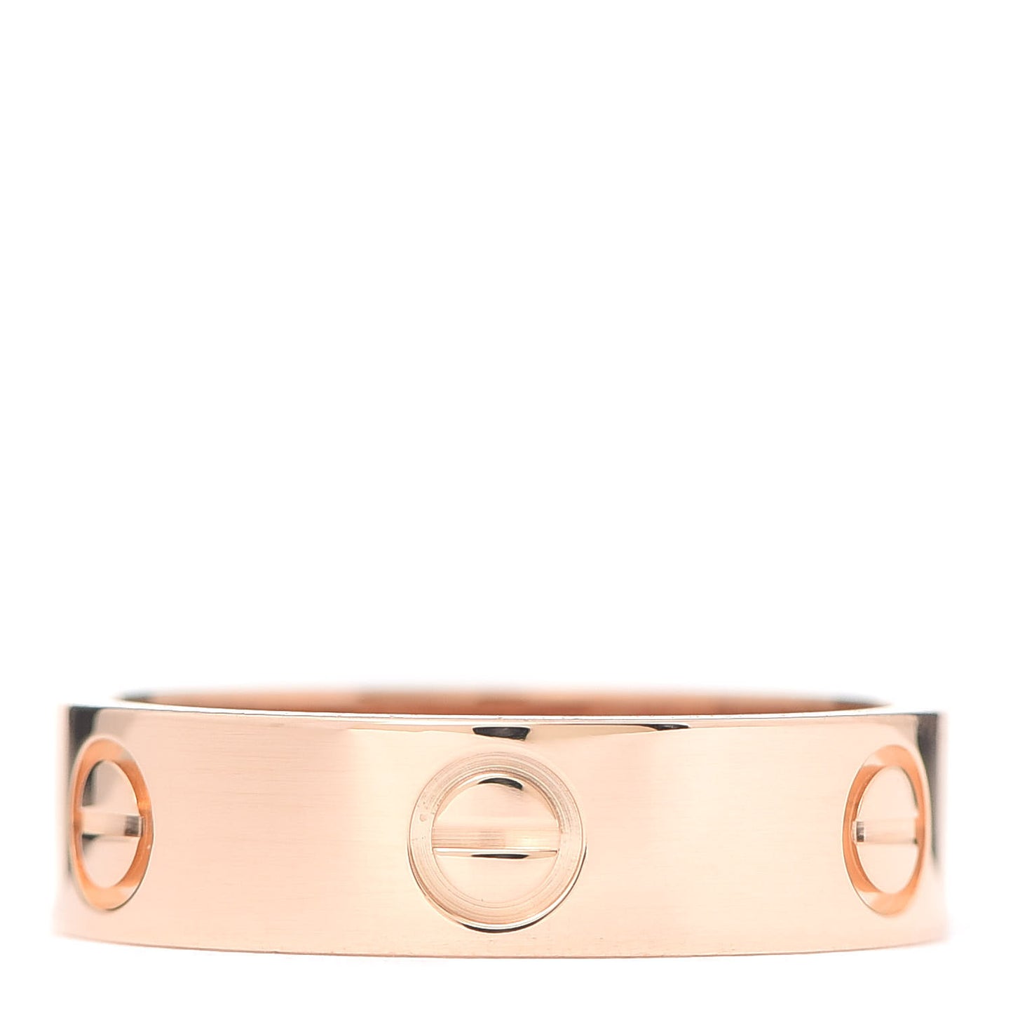 18K Pink Gold 5.5mm LOVE Ring 58 8.25