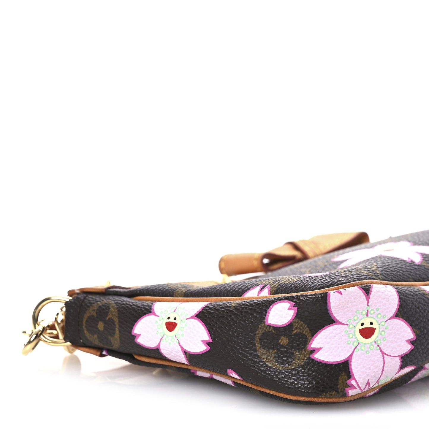 Monogram Cherry Blossom Pochette Accessories Brown