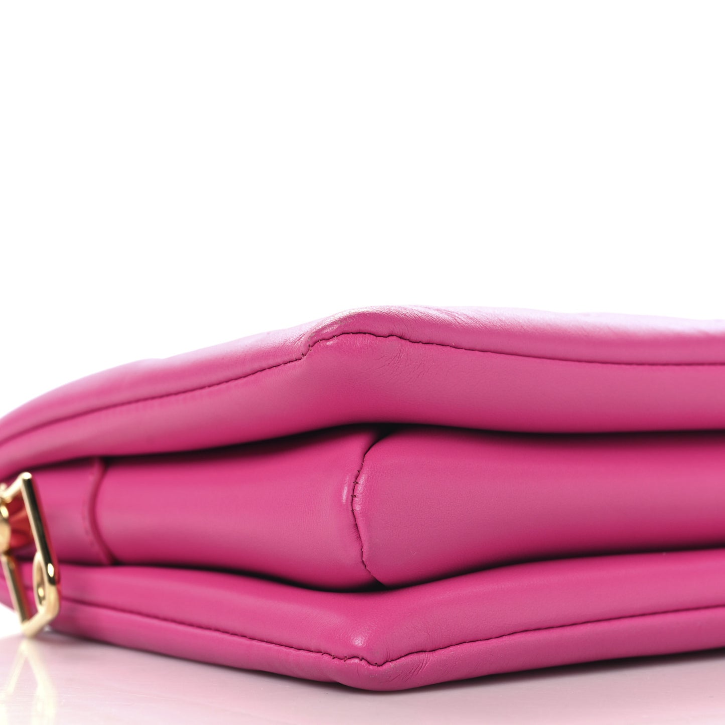 Lambskin Embossed Monogram Coussin PM Rose Bougainvillier Pink