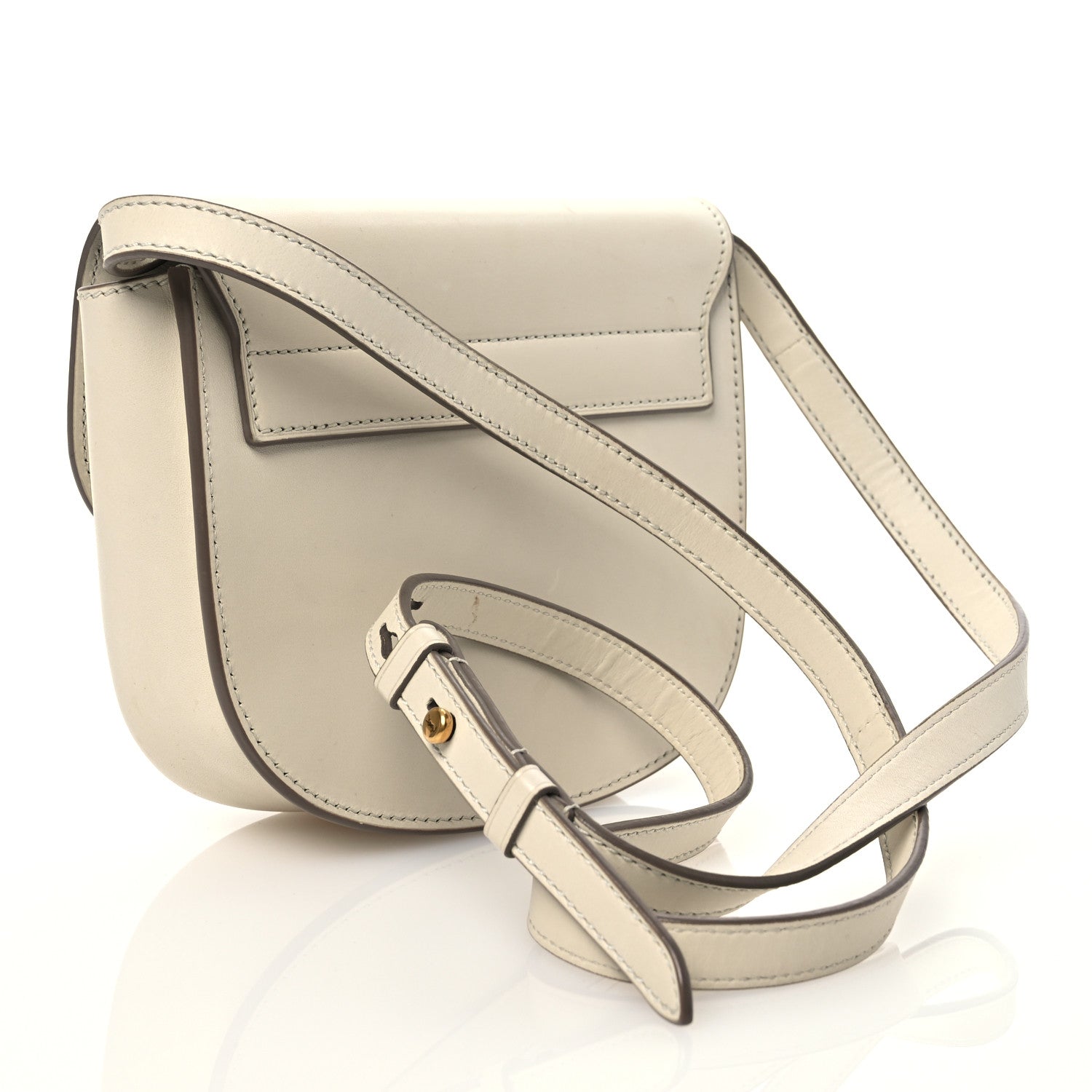 Saint Laurent Smooth Calfskin Small Kaia Satchel Latte 3 of 16