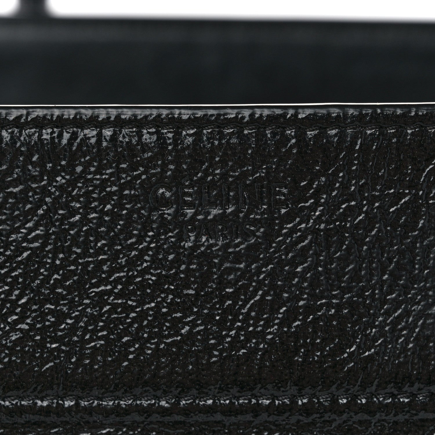 Celine Shiny Goatskin Medium Phantom Luggage Black 6 of 16