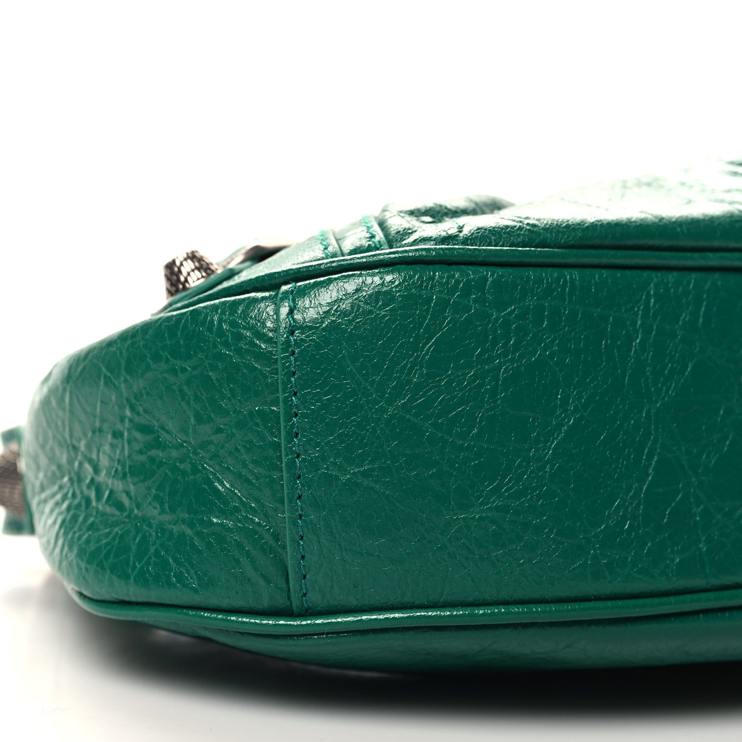Balenciaga Agneau Arena Le Cagole Shoulder Bag XS Jade 10 of 11