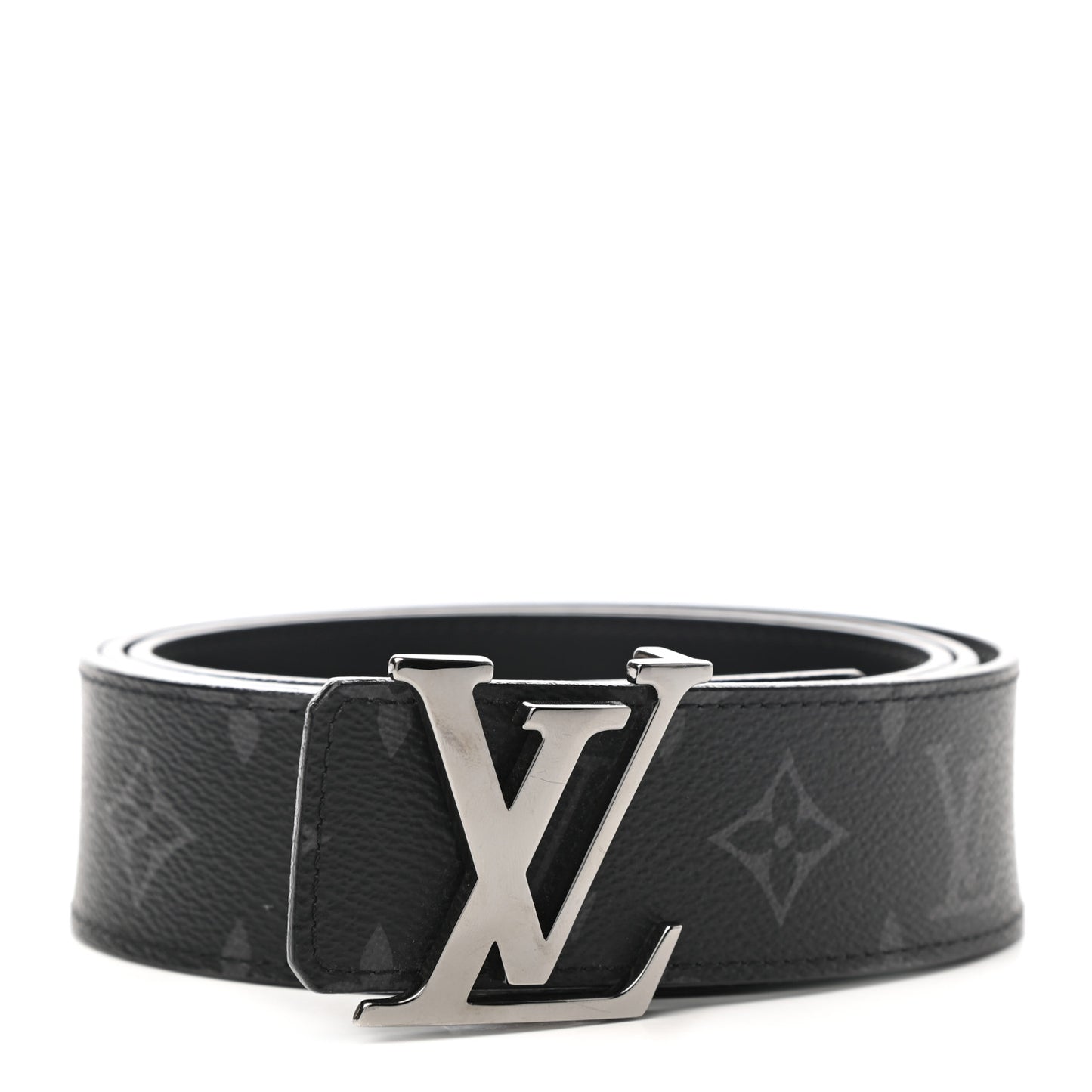 Monogram Eclipse Taigarama 40mm LV Initiales Reversible Belt 105 42 Black