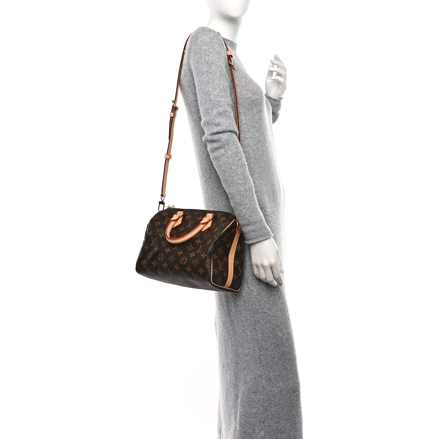 Louis Vuitton Monogram Speedy Bandouliere 25 2 of 9