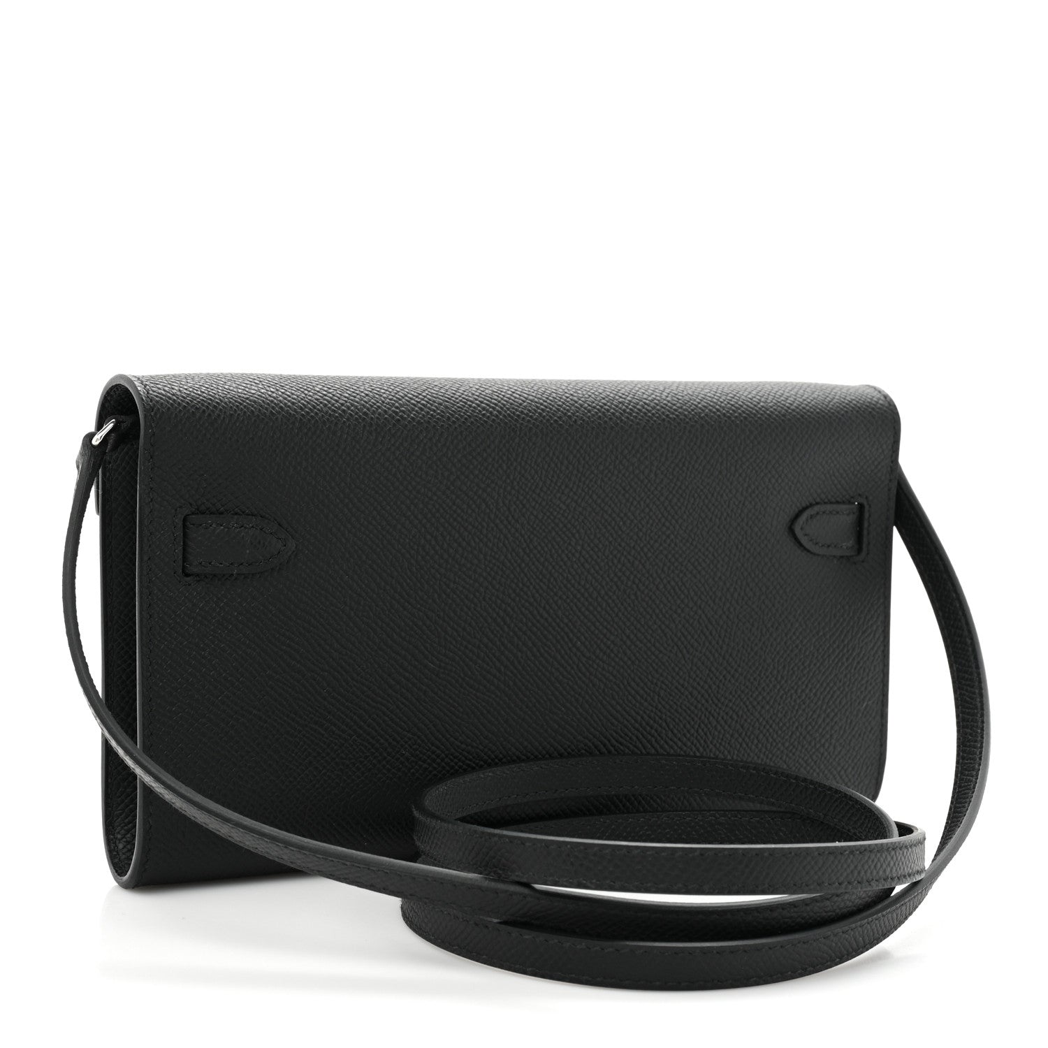 Hermes Epsom Kelly Wallet To Go Black 3 of 11