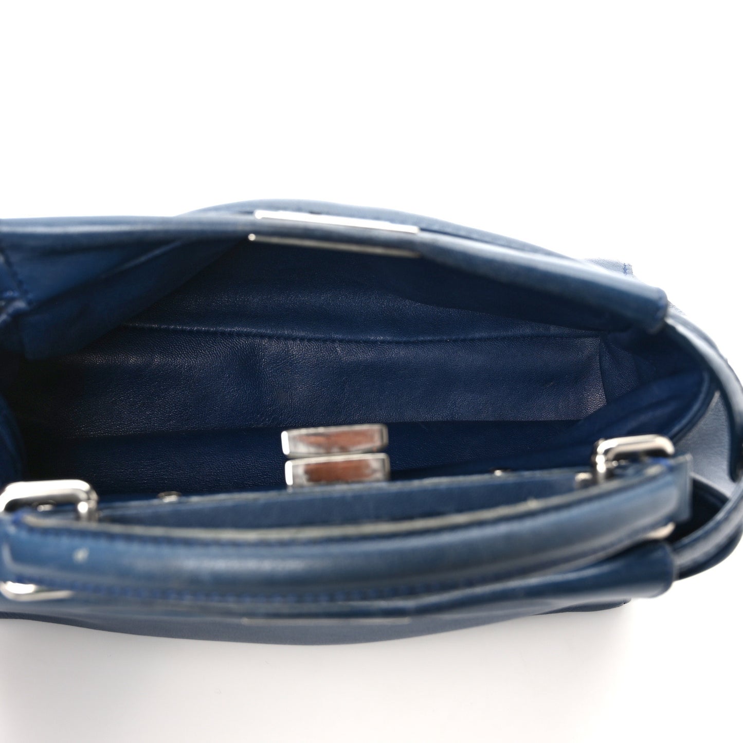 Nappa Mini Peekaboo Iconic Satchel Dark Blue