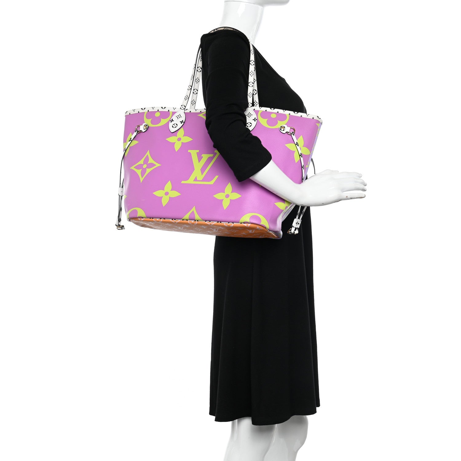 Louis Vuitton Monogram Giant Neverfull MM Pink Lilac 2 of 12