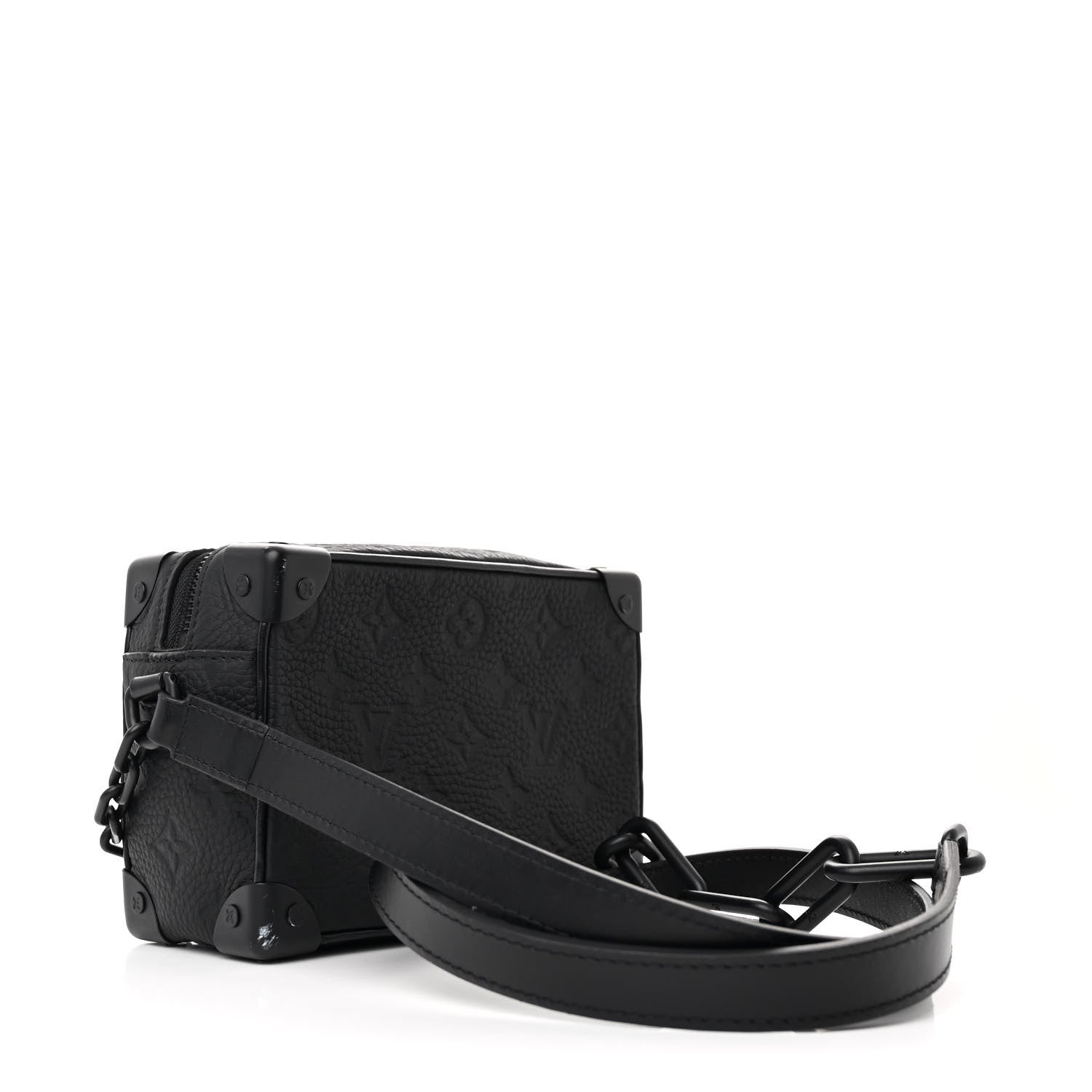Louis Vuitton Taurillon Monogram Mini Soft Trunk Black 3 of 11