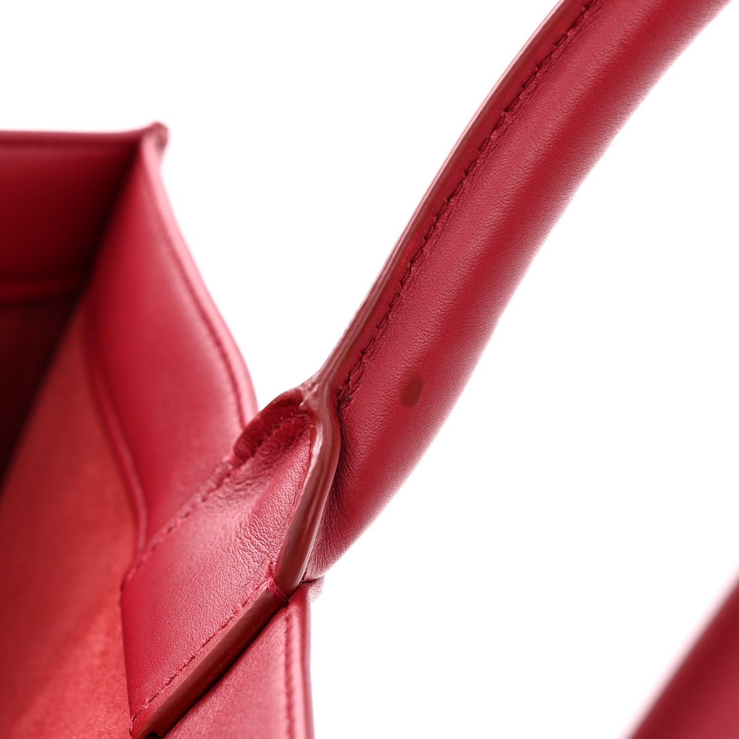 Calfskin Embossed Large Book Tote Red