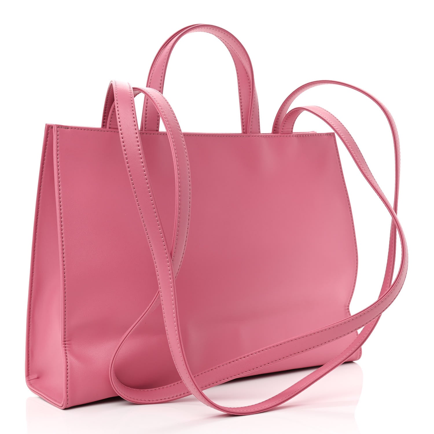 Telfar Vegan Leather Medium Shopping Bag Corned Beef 3 of 11